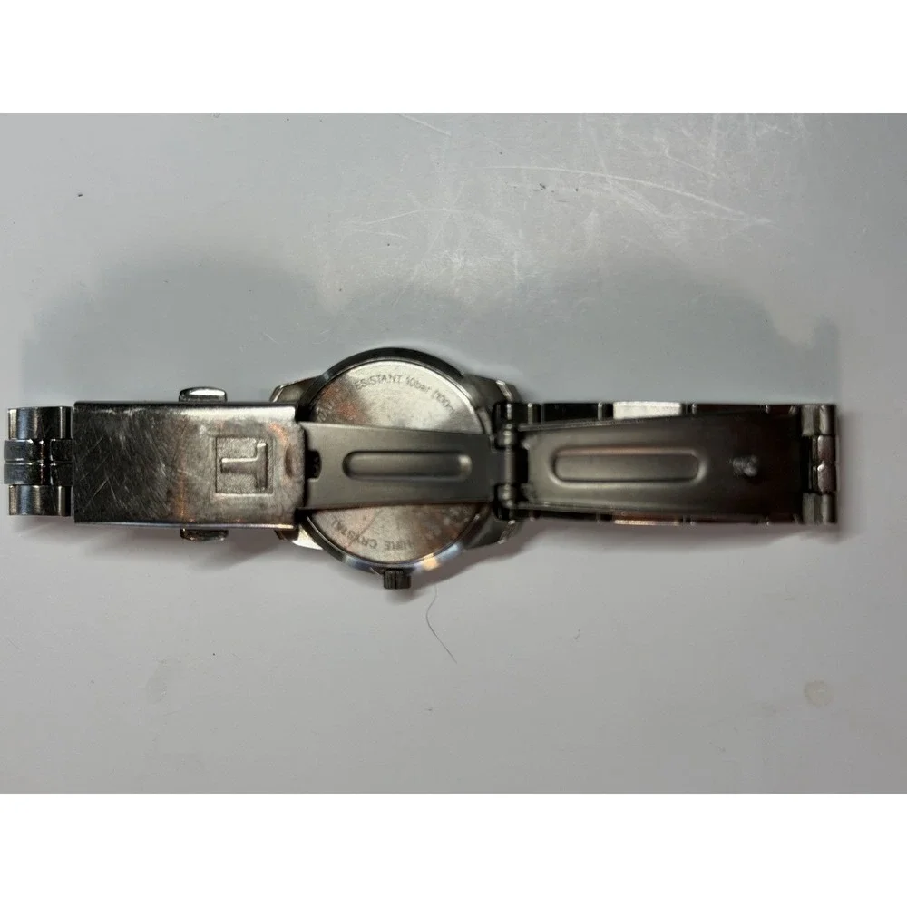 Tissot PR 100 Titanium Swiss Quartz W Watch Gray Dial New Battery T049310A